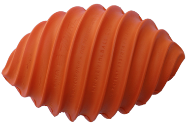 Orange Zwirl Ball
